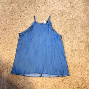 Denim Halter Top